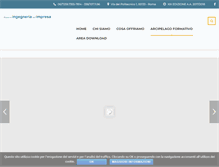Tablet Screenshot of masterimpresa.it